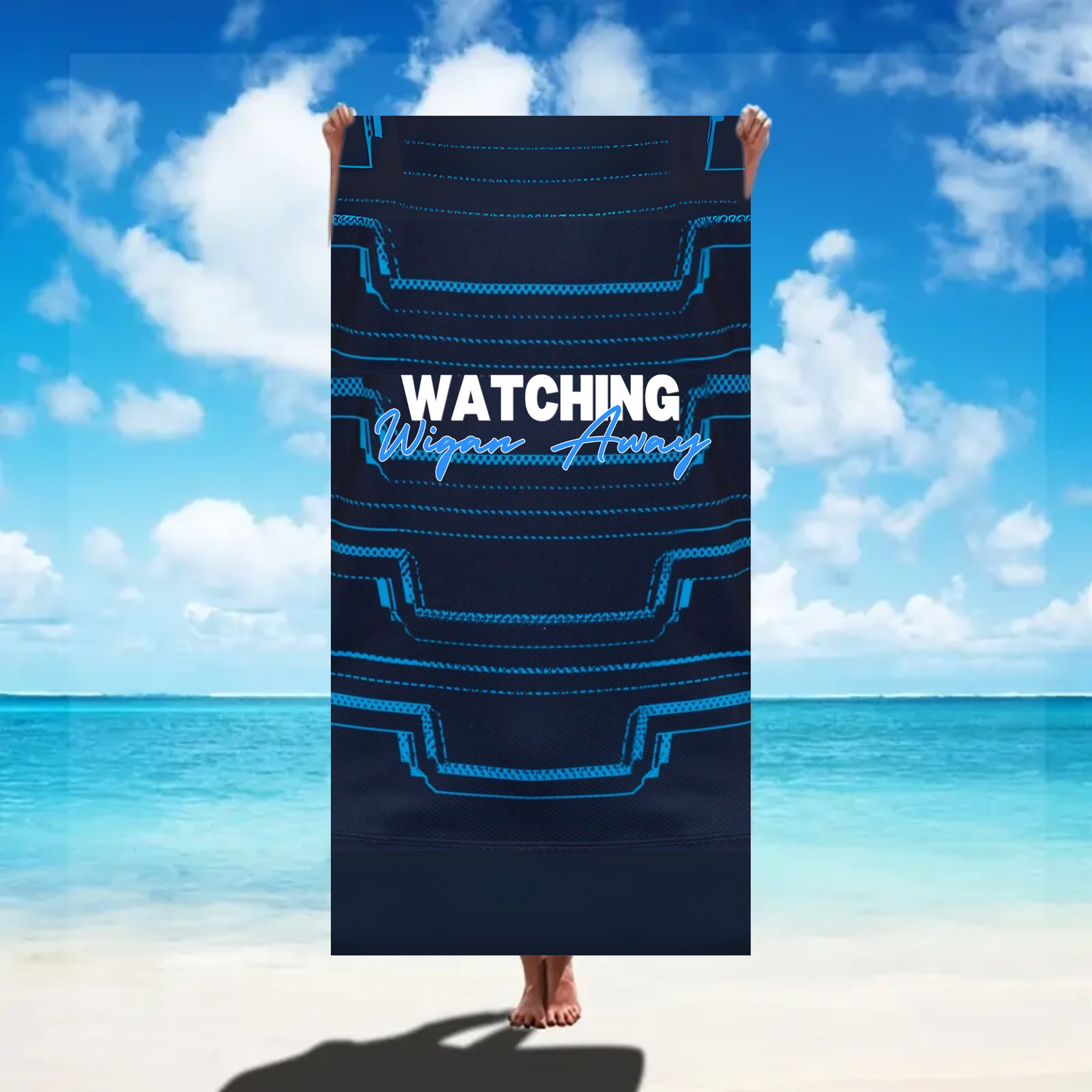 Wigan Away Beach Towel