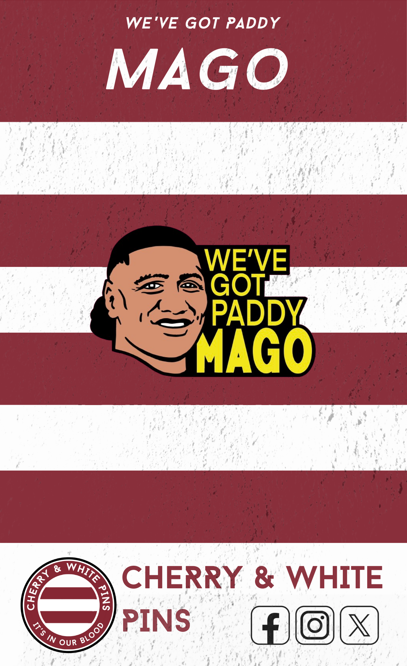 Paddy Mago Pin Badge