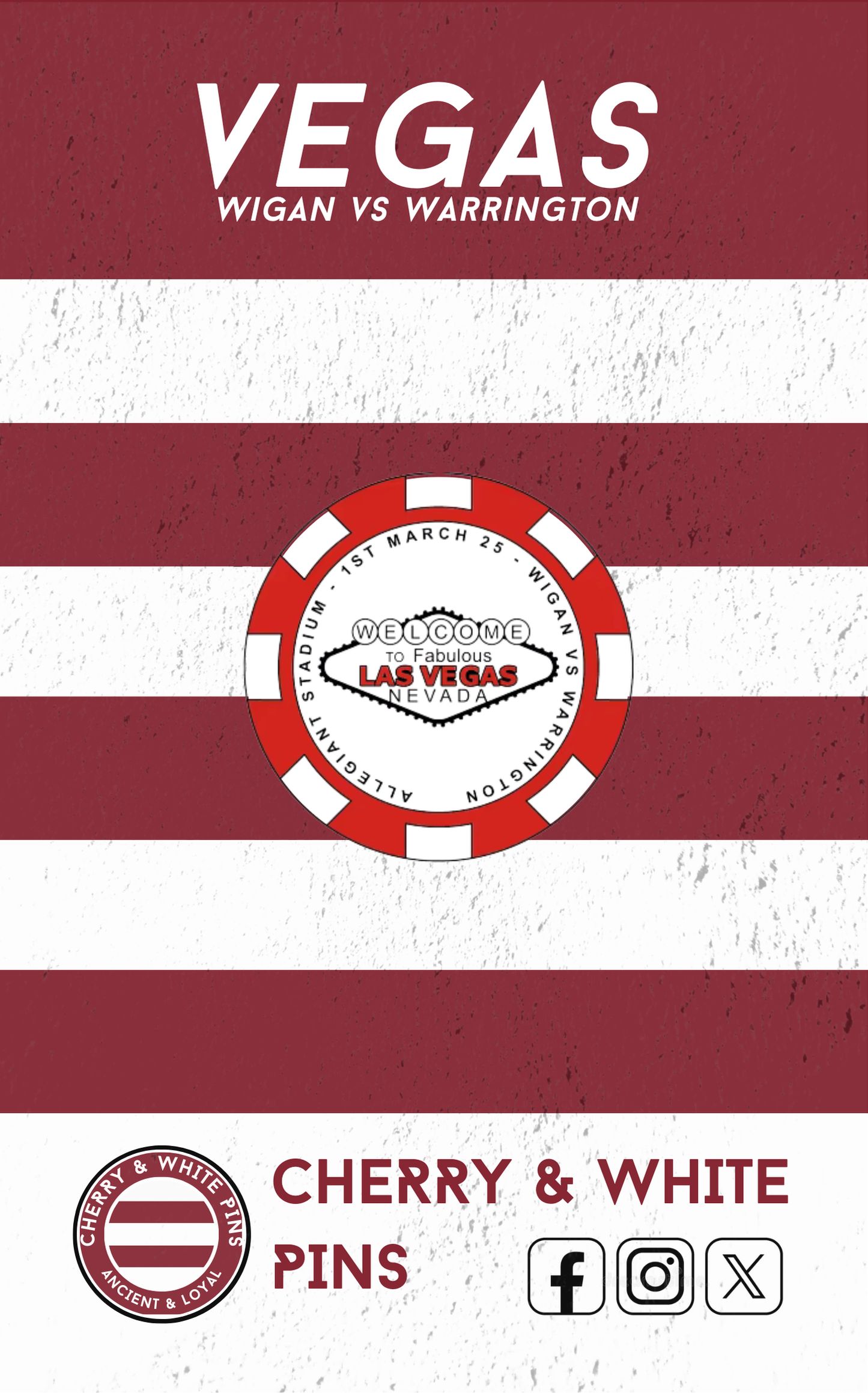 Vegas Pin Badge
