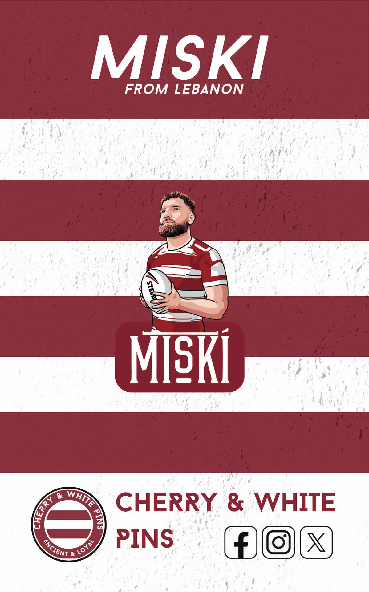 Abbas Miski Pin Badge