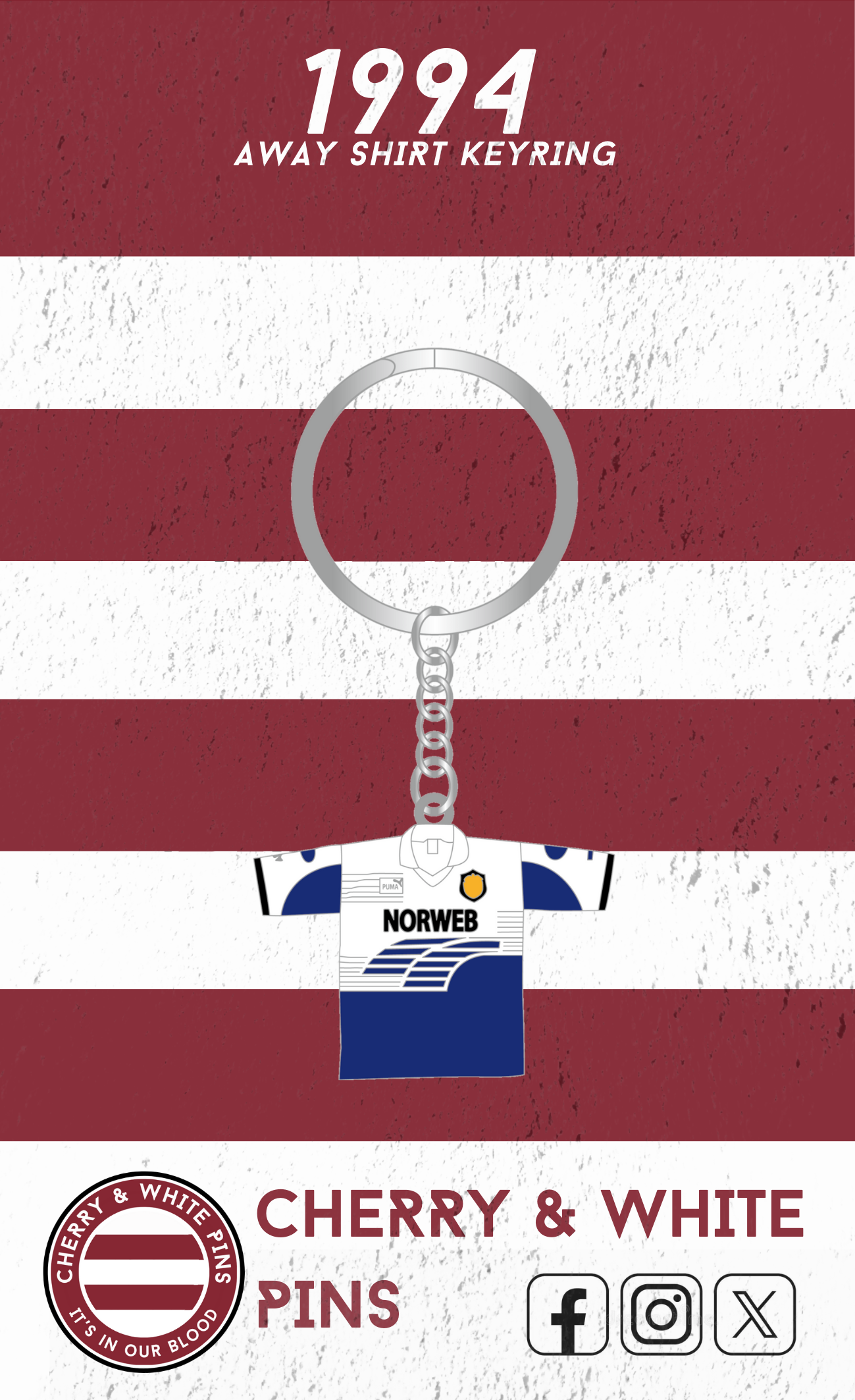 1994 Away Shirt Keyring