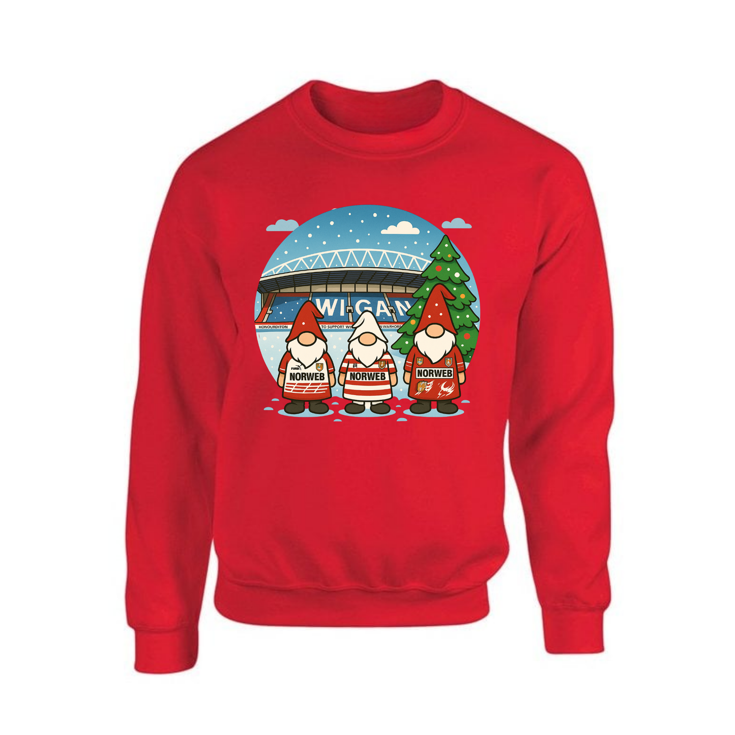 Wigan Retro Gonk Stadium Jumper