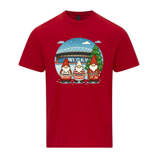 Wigan Retro Gonk Stadium Tee