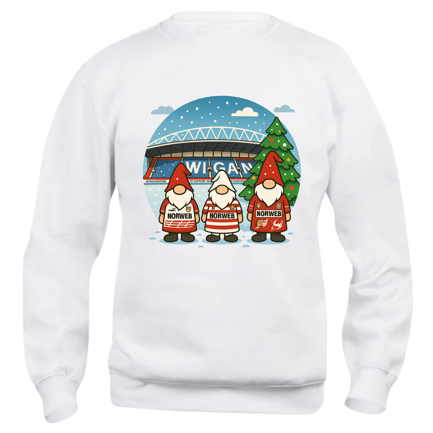 Wigan Retro Gonk Stadium Jumper