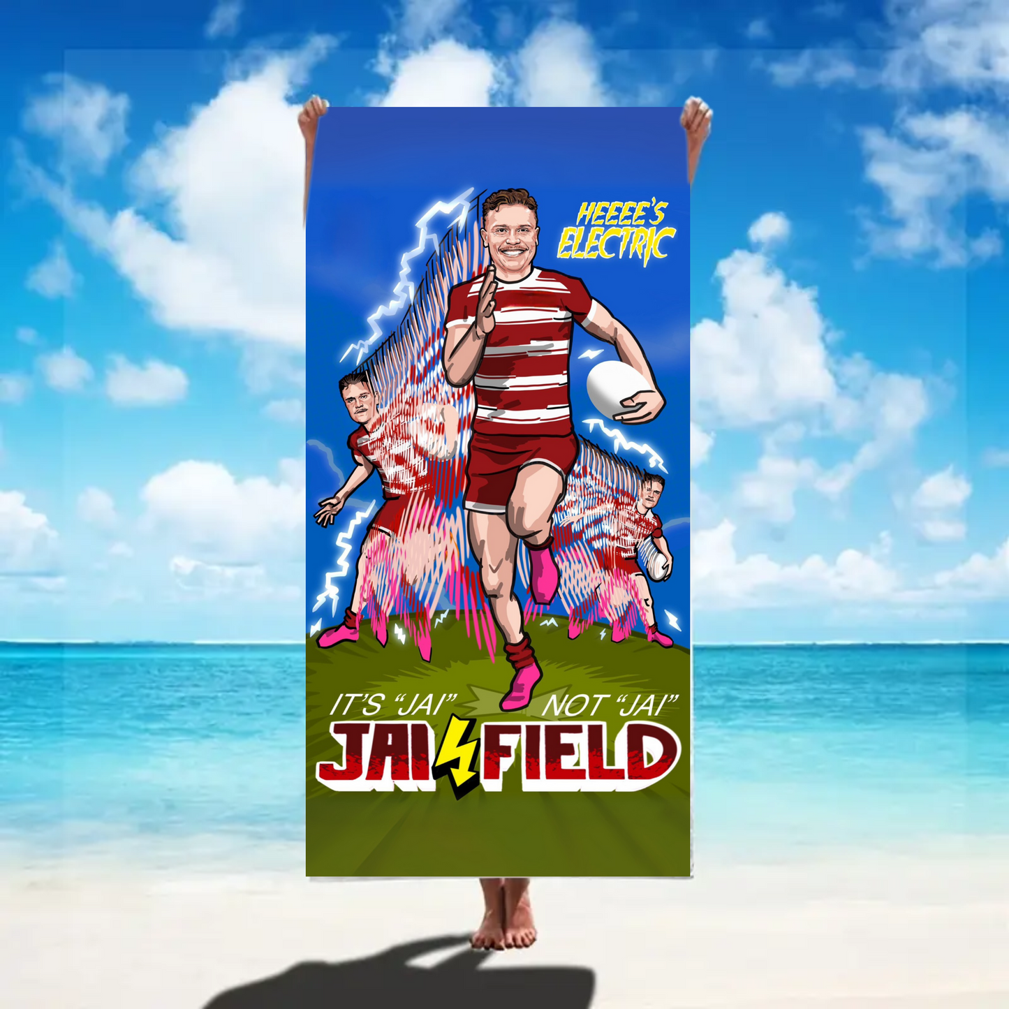 Jai Field Beach Towel