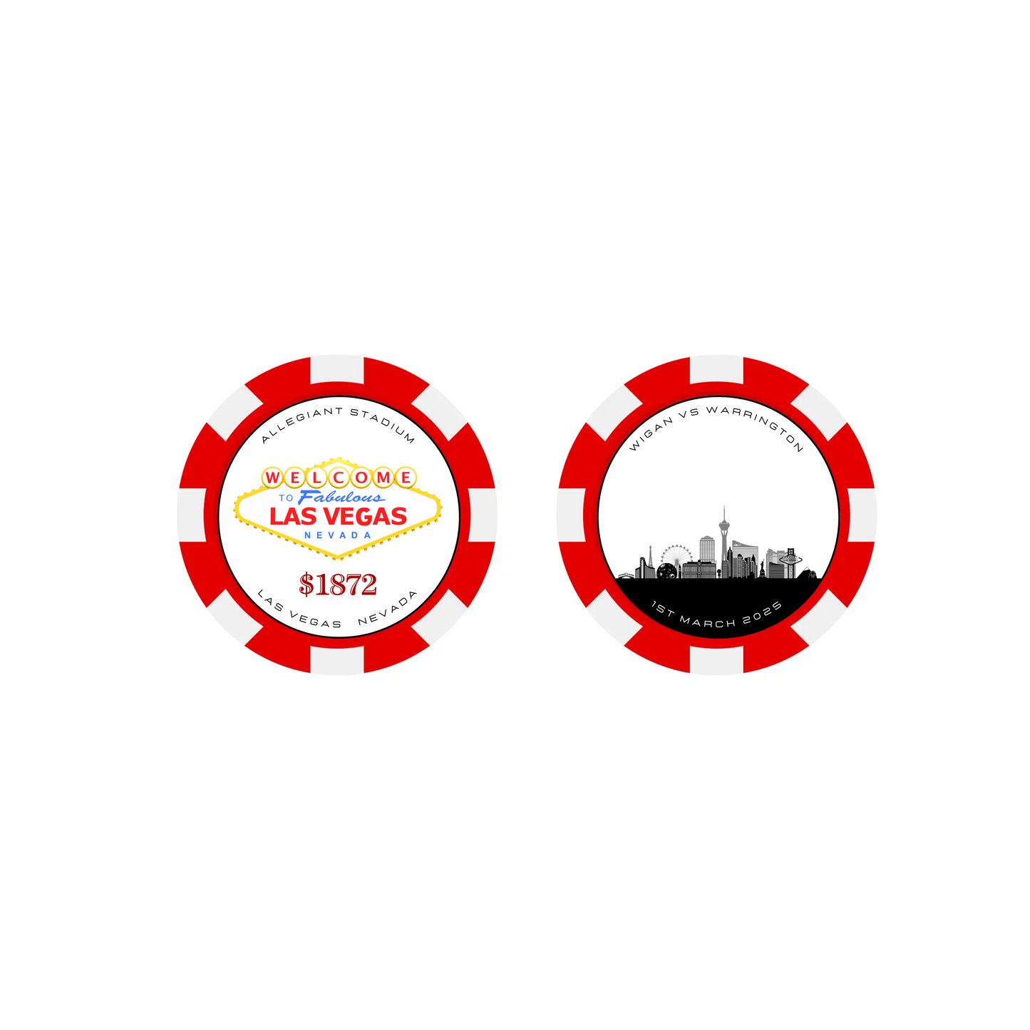 Las Vegas Poker Chip