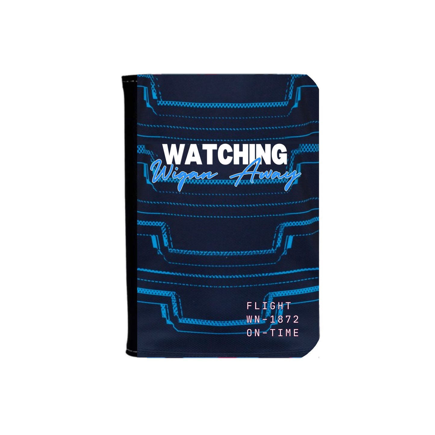 Watching Wigan Away Passport Cover (Away Kit)