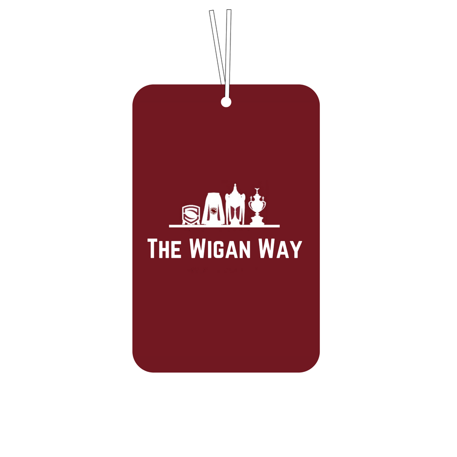 Wigan Way Cherry & White Pins