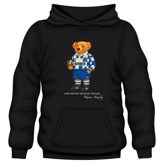 Retro Bear Away Hoodie