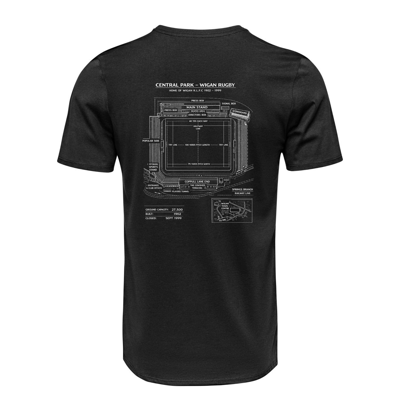 Central Park Blue Print Tee