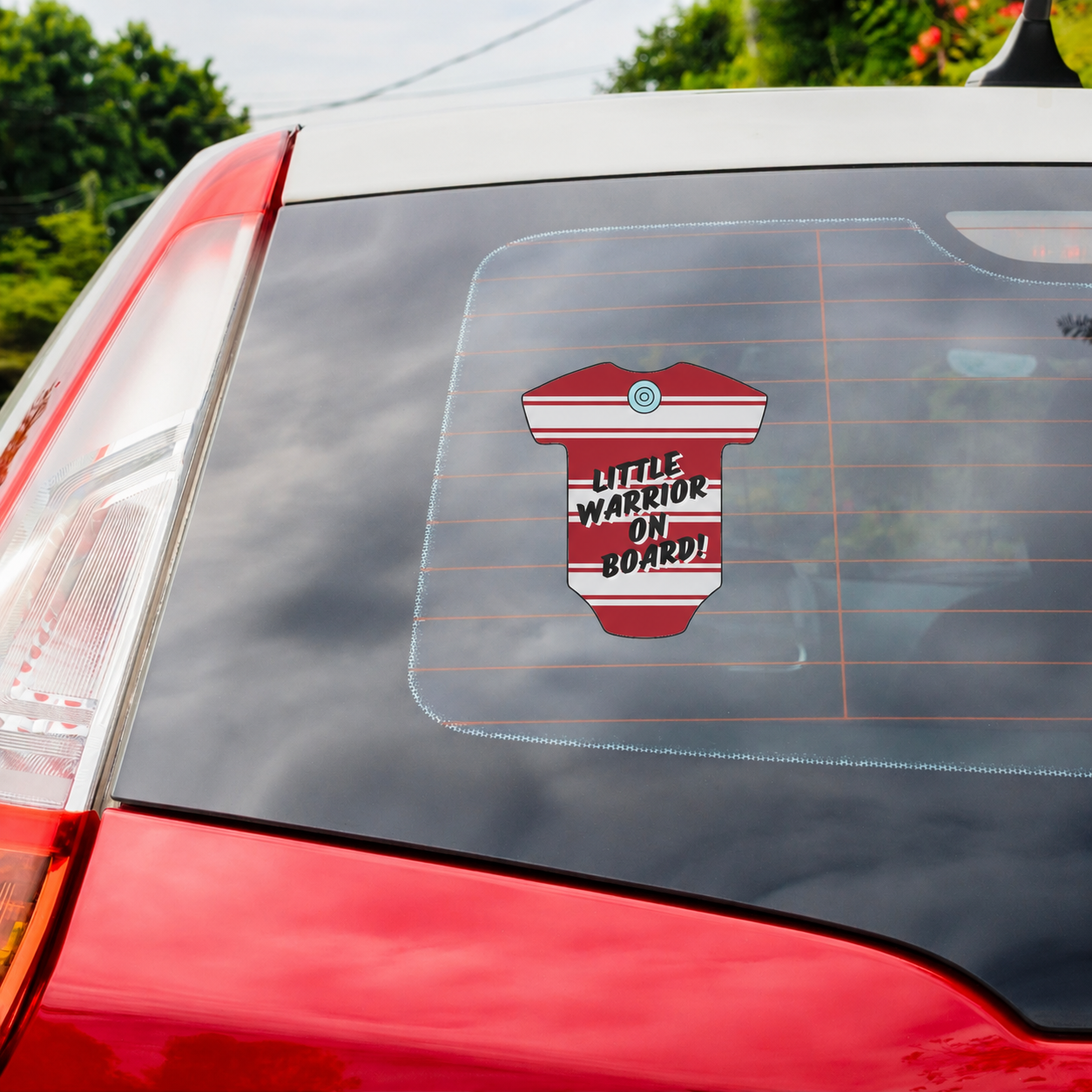 Little Wiganer on board Car sign