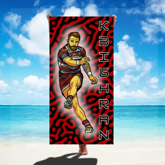 K3ighran Beach Towel